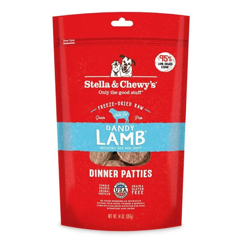 Stella & Chewys Freeze Dried Dinner Patties Lamb Dog Food (5.5oz)