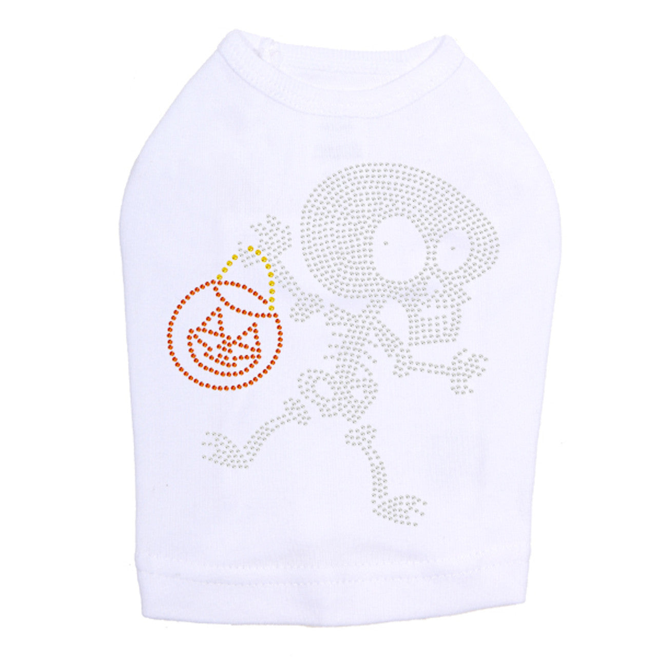 Trick or Treat Skeleton - Dog Tank