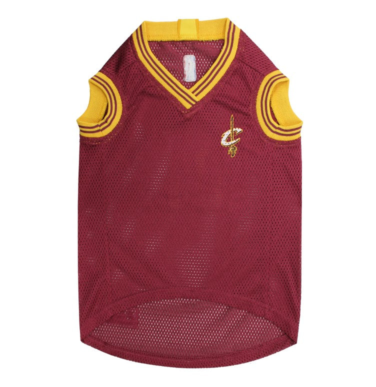 Cleveland Cavaliers Mesh Basketball Jersey by Pets First - HT Animal Supply