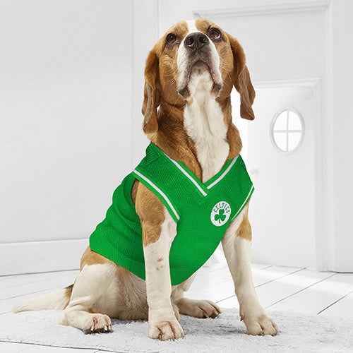Boston Celtics Mesh Basketball Jersey by Pets First - HT Animal Supply