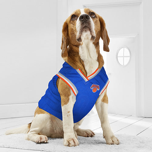 New York Knicks Mesh Basketball Jersey by Pets First - HT Animal Supply