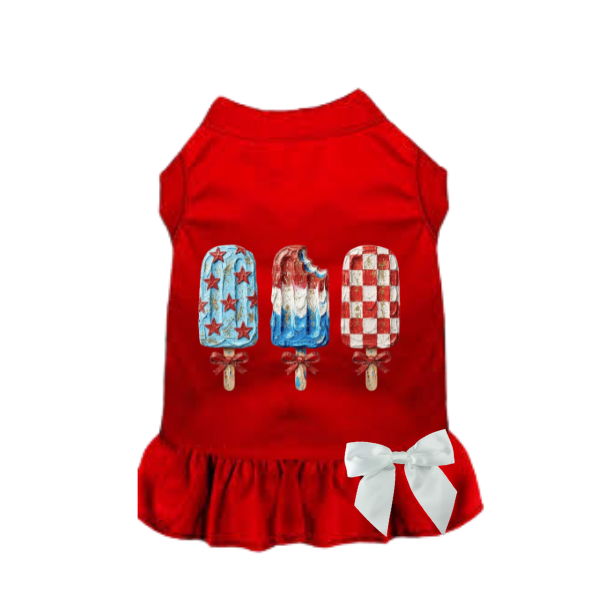 The Star-Spangled Sweet Treat Dog Dress