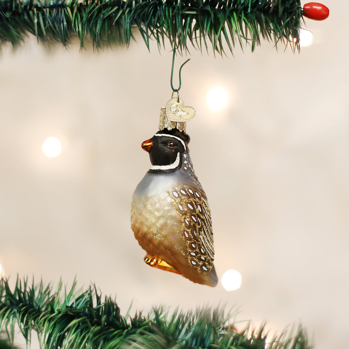 Old World Christmas: Partridge Christmas Ornament