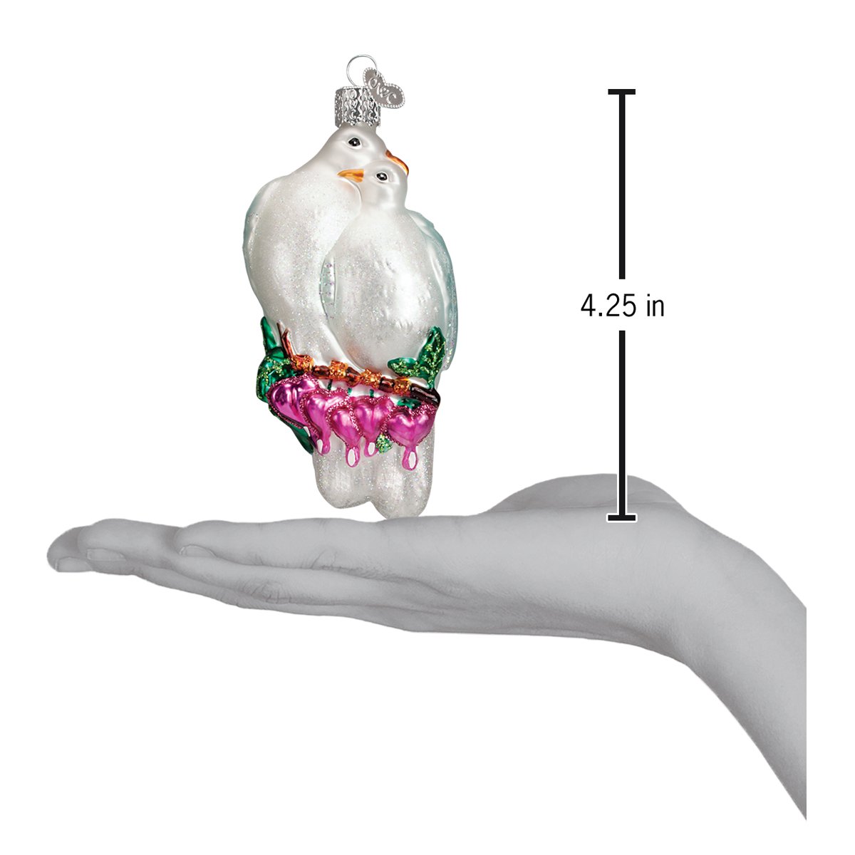 Old World Christmas: Love Birds Christmas Ornament