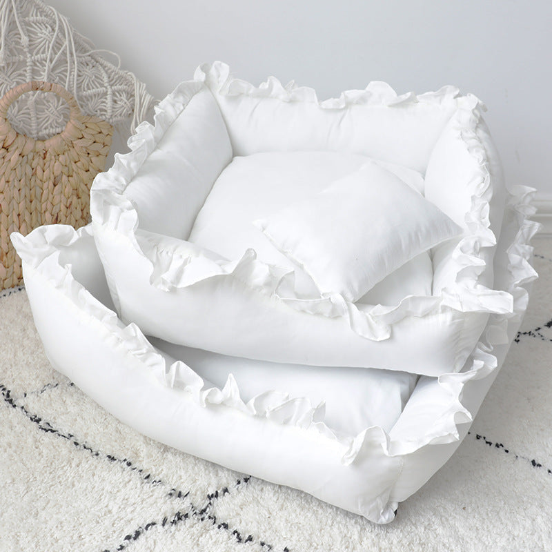 Princess Dog Bed Sofa Pet for Small Dogs Cat