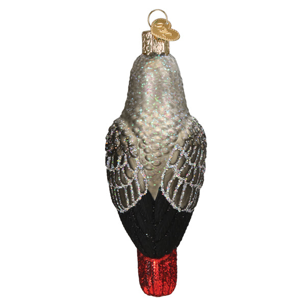 Old World Christmas: African Grey Parrot Christmas Ornament