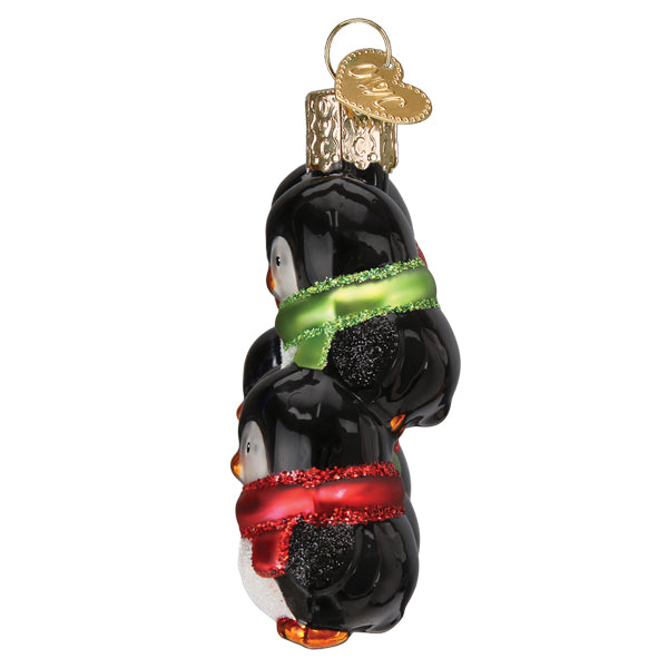 Old World Christmas: Penguin Family Of 5 Christmas Ornament