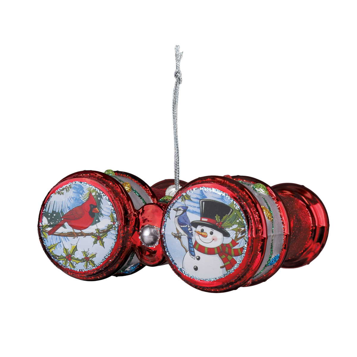 Old World Christmas: Bird Binoculars Christmas Ornament