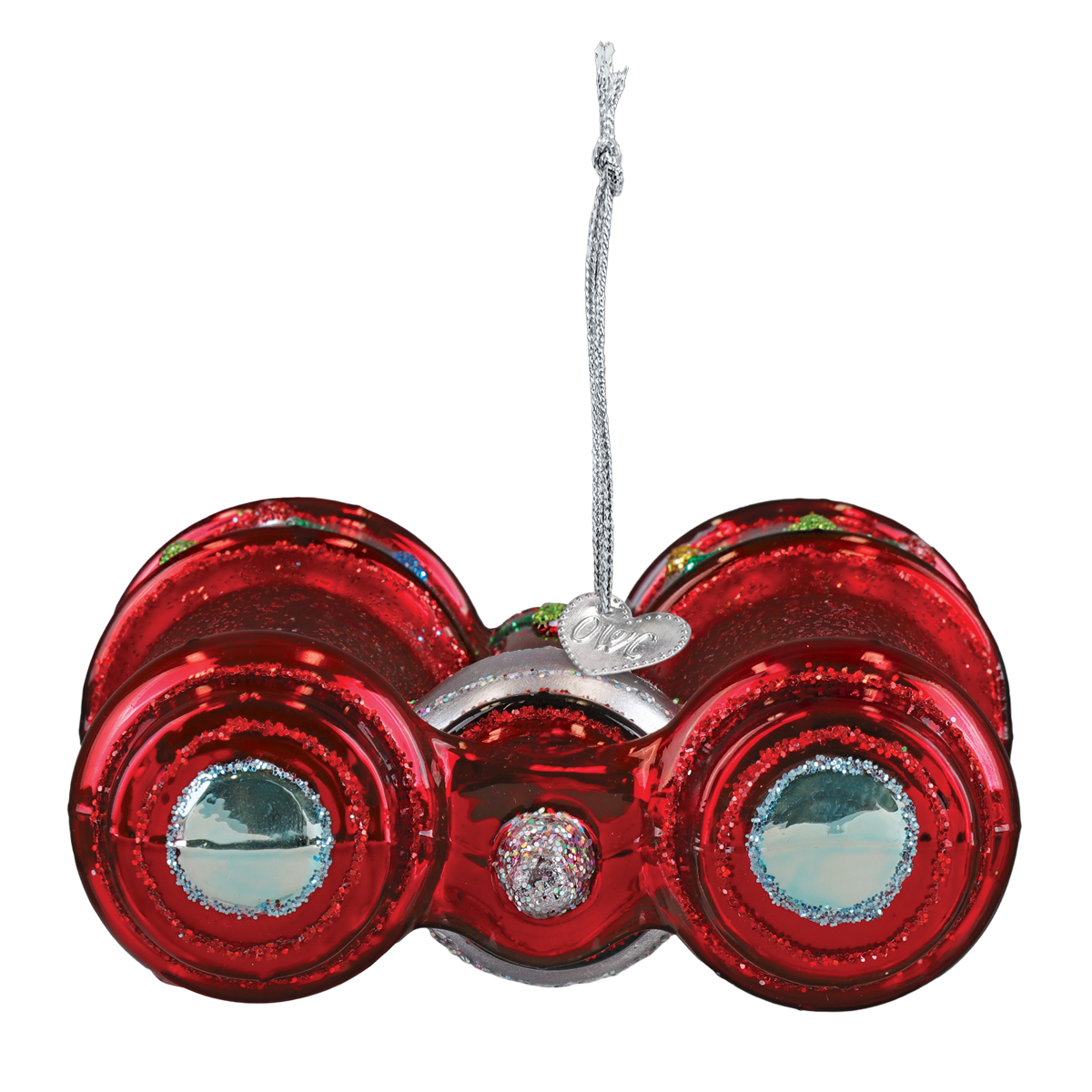 Old World Christmas: Bird Binoculars Christmas Ornament