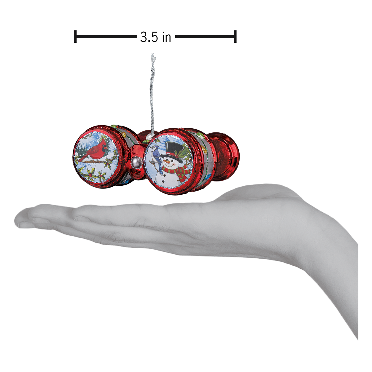 Old World Christmas: Bird Binoculars Christmas Ornament