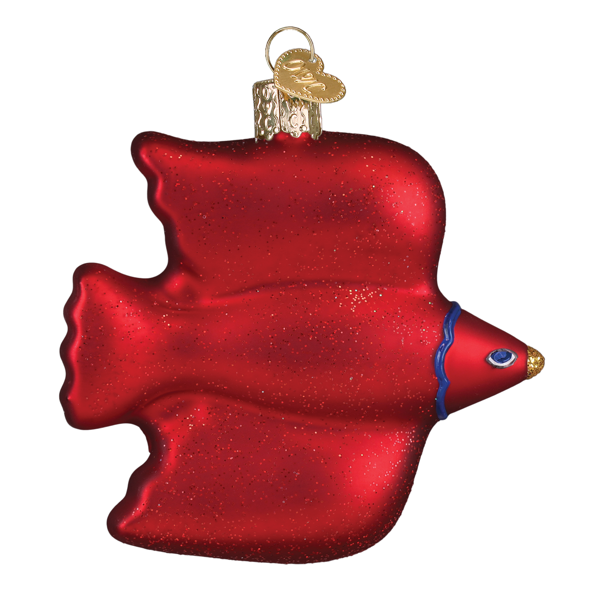 Old World Christmas: Folkfeather Thrush Christmas Ornament