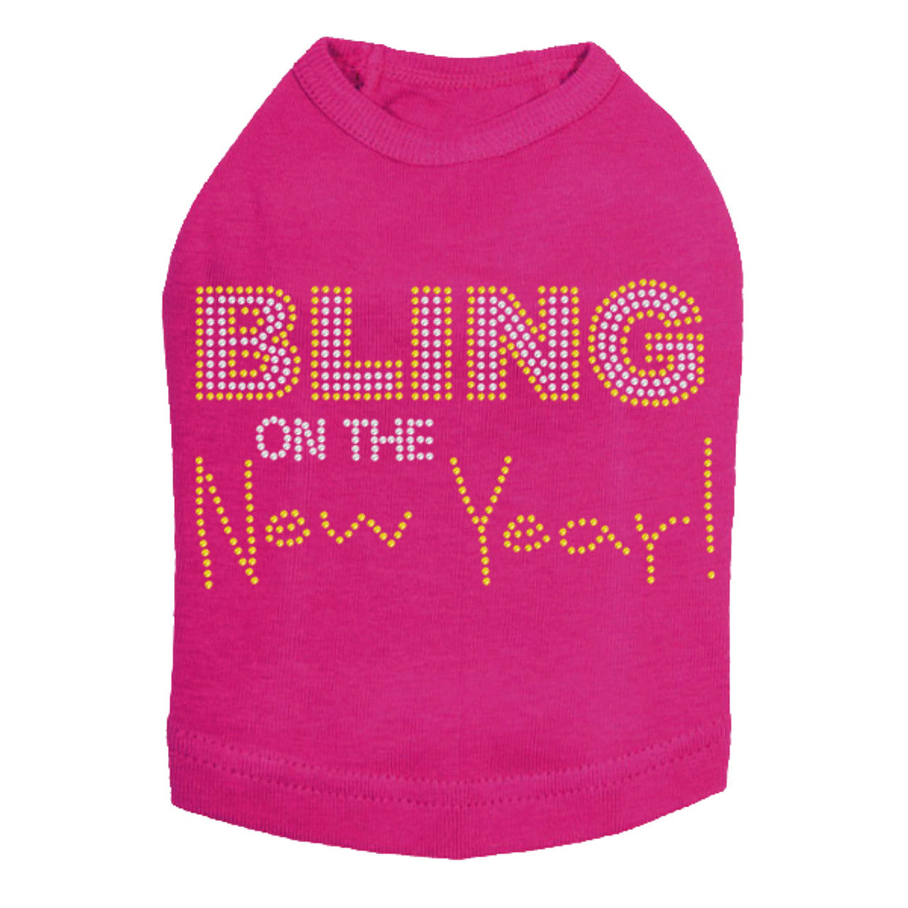 Bling on the New Year - Dog Tank