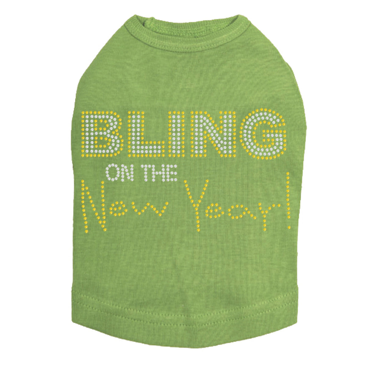 Bling on the New Year - Dog Tank