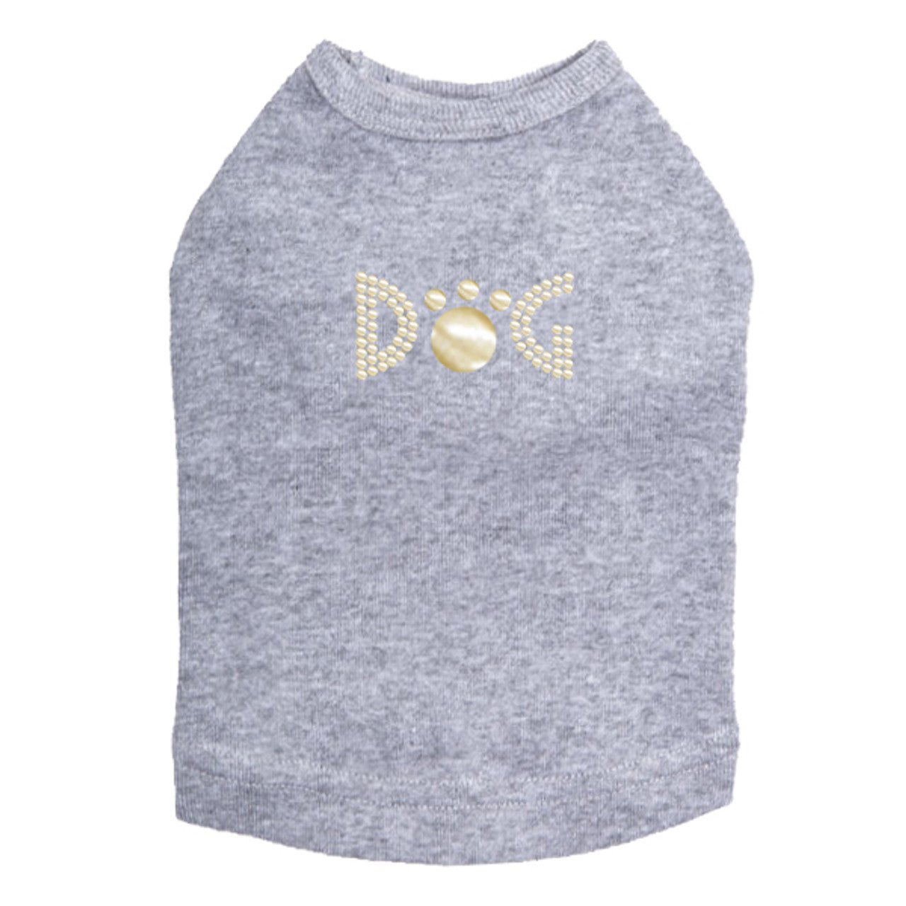 Dog (Gold Nailheads) - Dog Tank