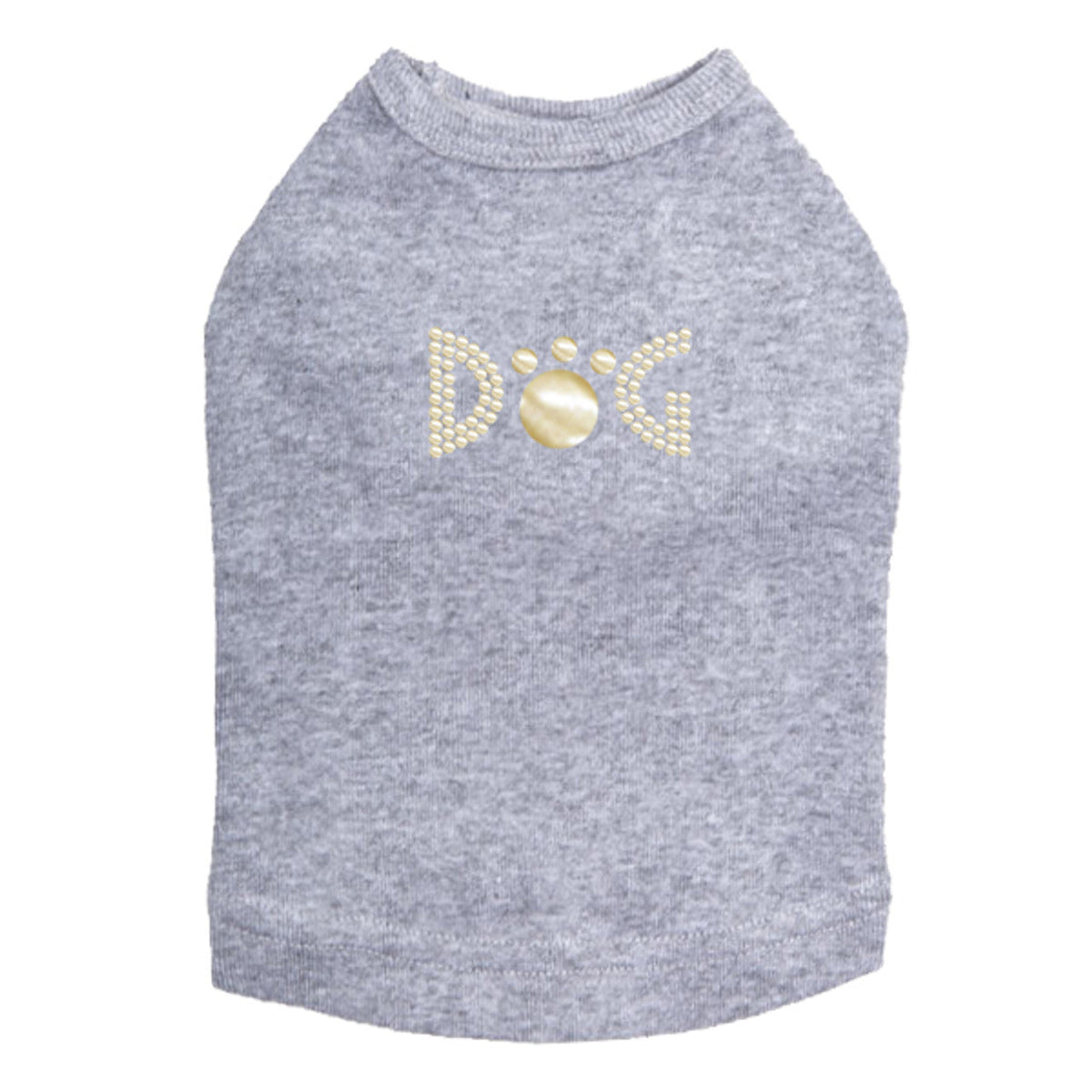 Dog (Gold Nailheads) - Dog Tank