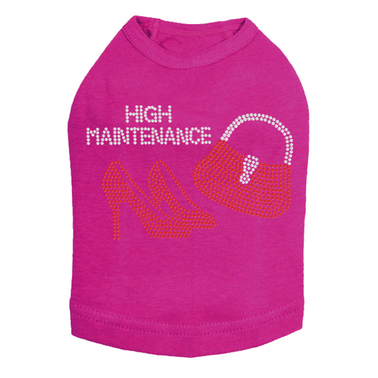 High Maintenance (Red Heels & Purse) - Dog Tank