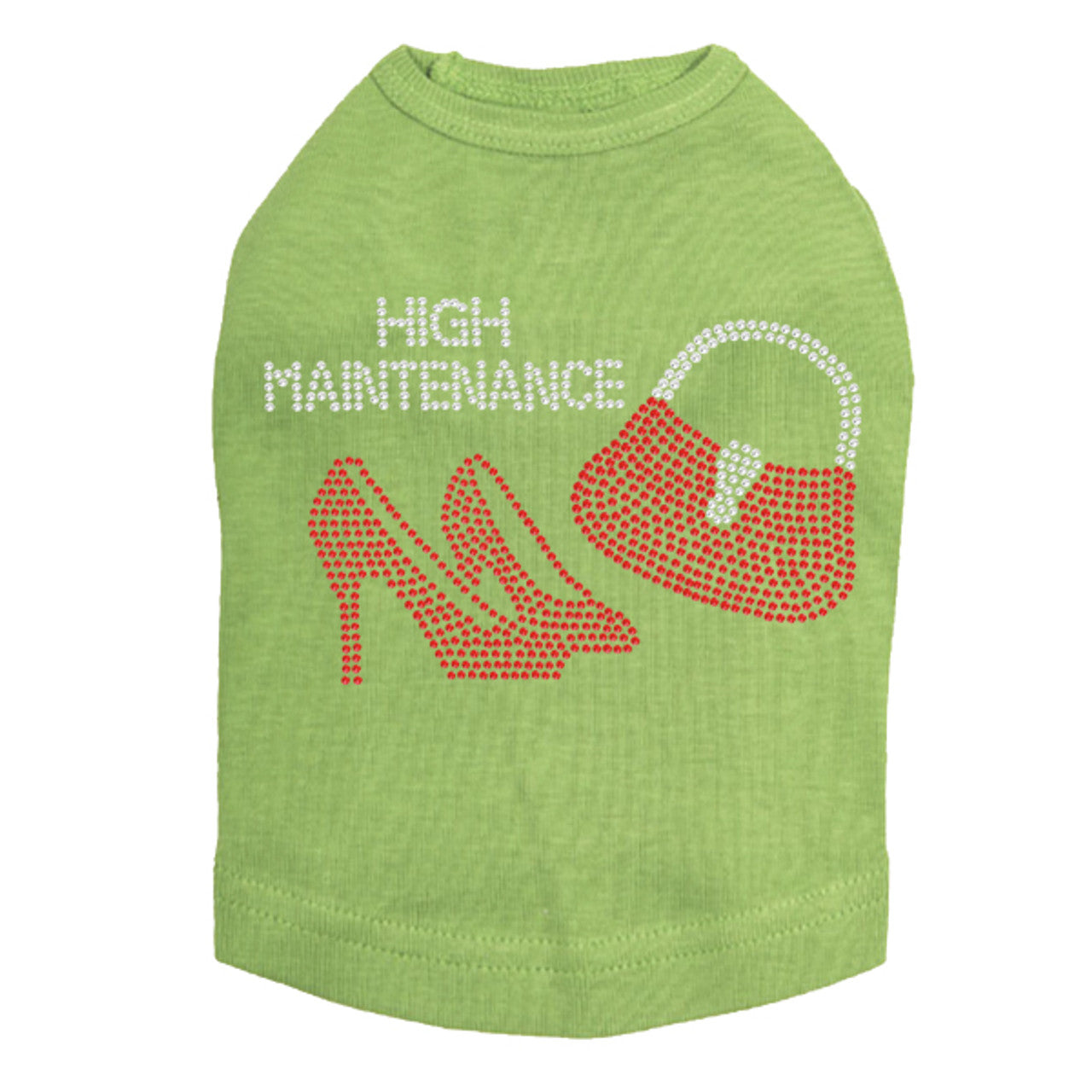 High Maintenance (Red Heels & Purse) - Dog Tank
