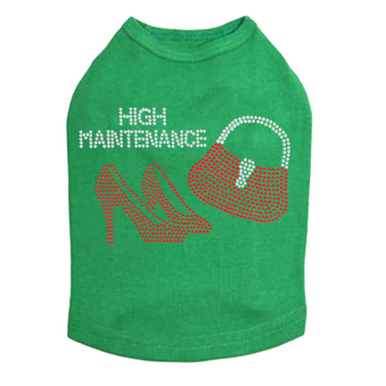 High Maintenance (Red Heels & Purse) - Dog Tank