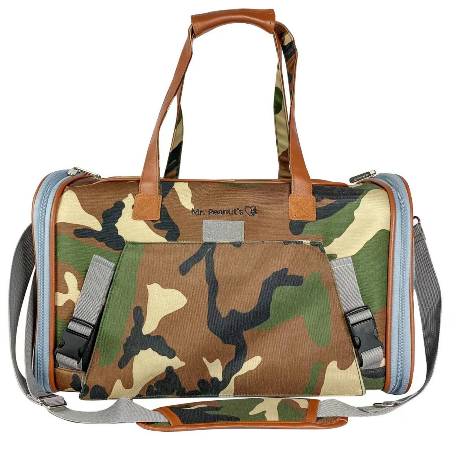 Mr. Peanuts Gold Series Standard Size Airline Compliant Expandable Pet Carrier - Prints Edition | HT Animal Supply