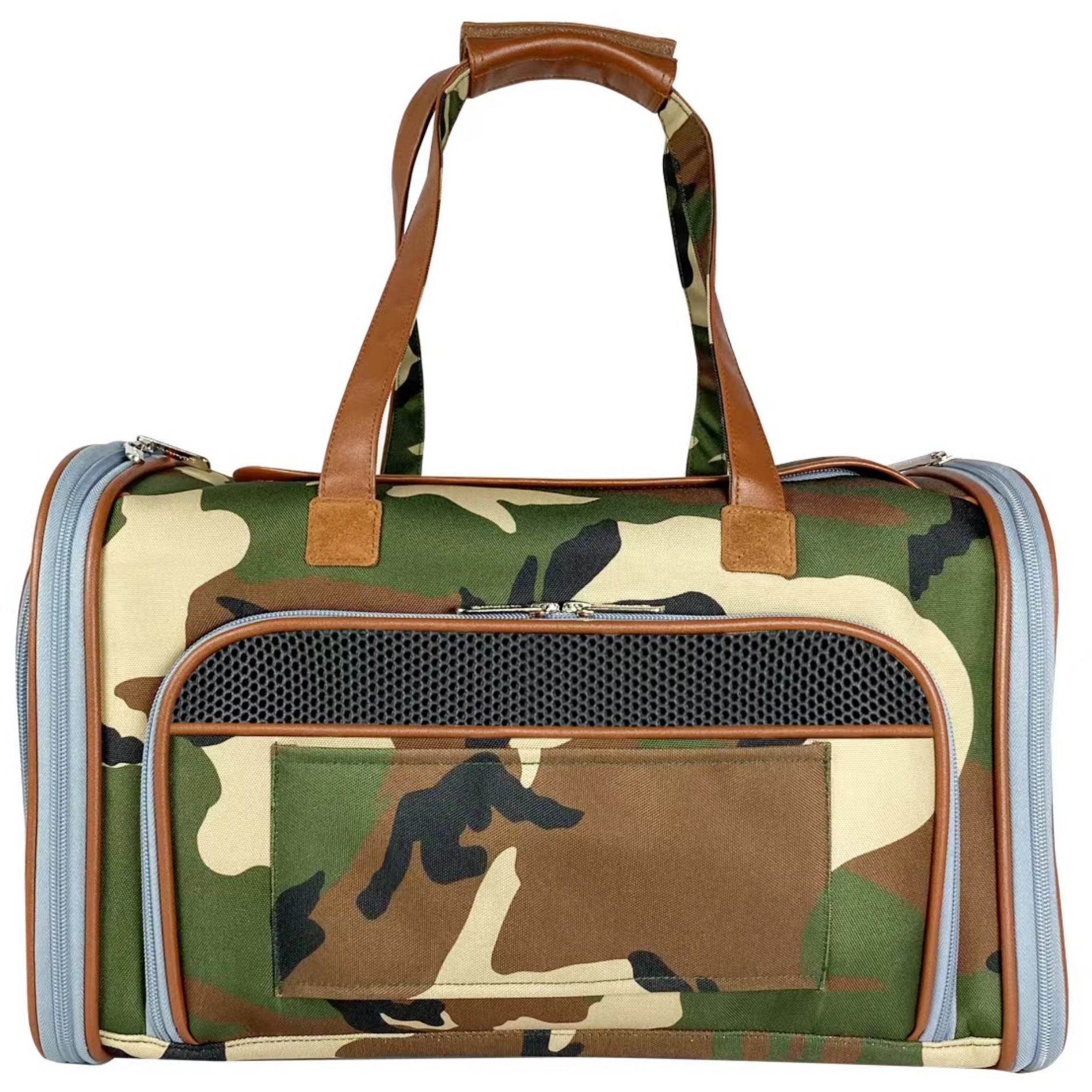 Mr. Peanuts Gold Series Standard Size Airline Compliant Expandable Pet Carrier - Prints Edition | HT Animal Supply