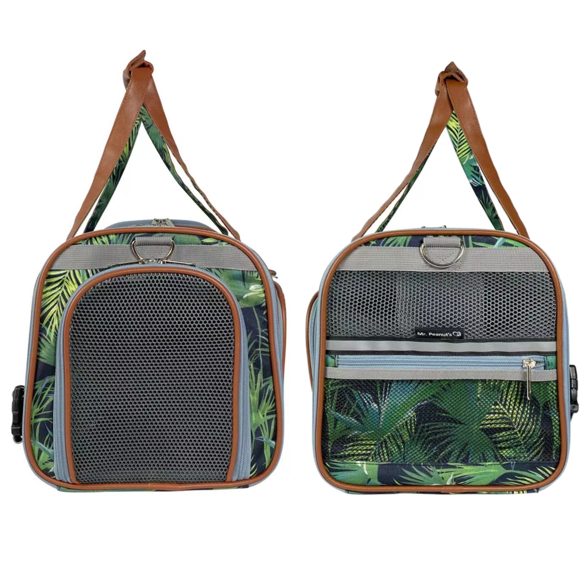 Mr. Peanuts Gold Series Standard Size Airline Compliant Expandable Pet Carrier - Prints Edition | HT Animal Supply