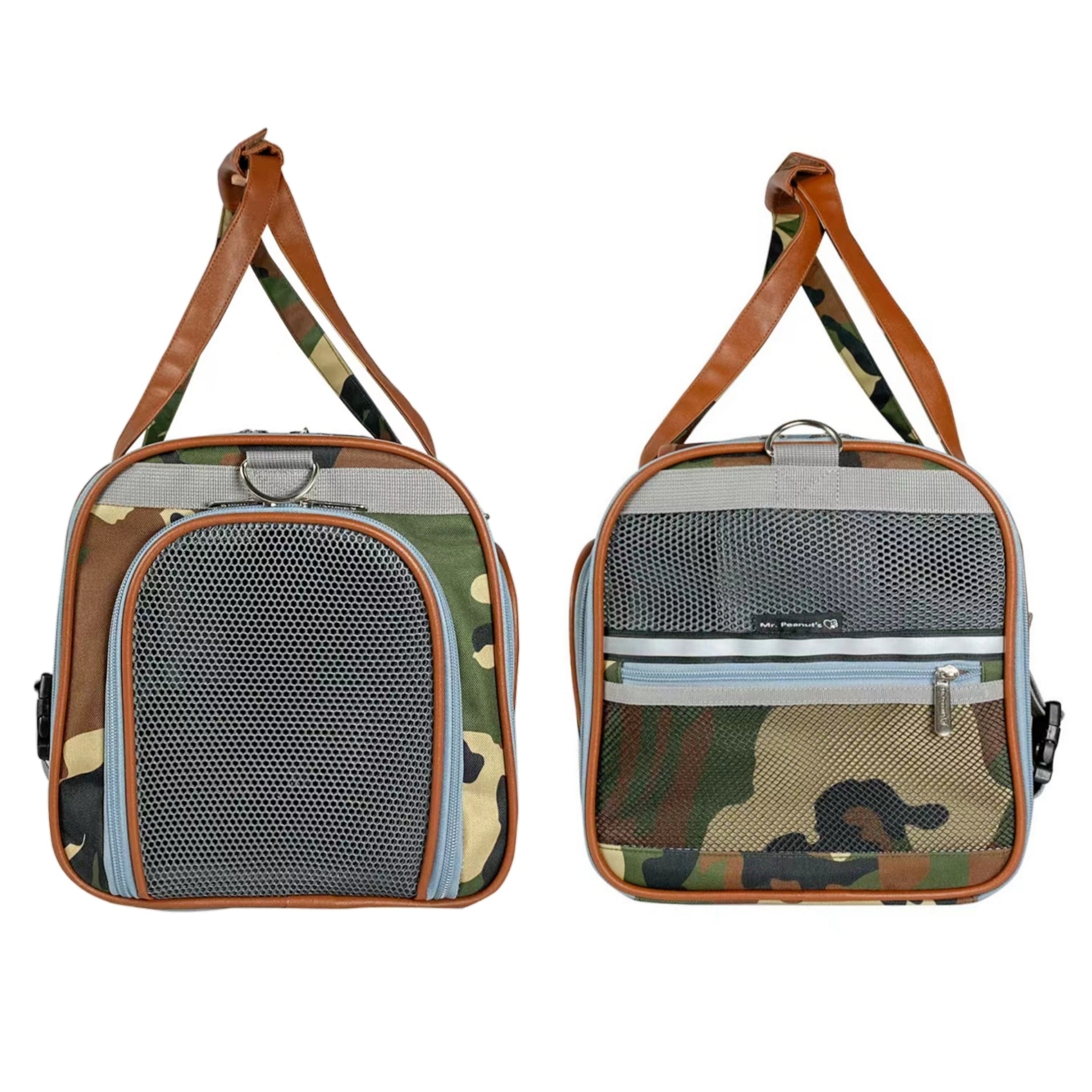 Mr. Peanuts Gold Series Standard Size Airline Compliant Expandable Pet Carrier - Prints Edition | HT Animal Supply