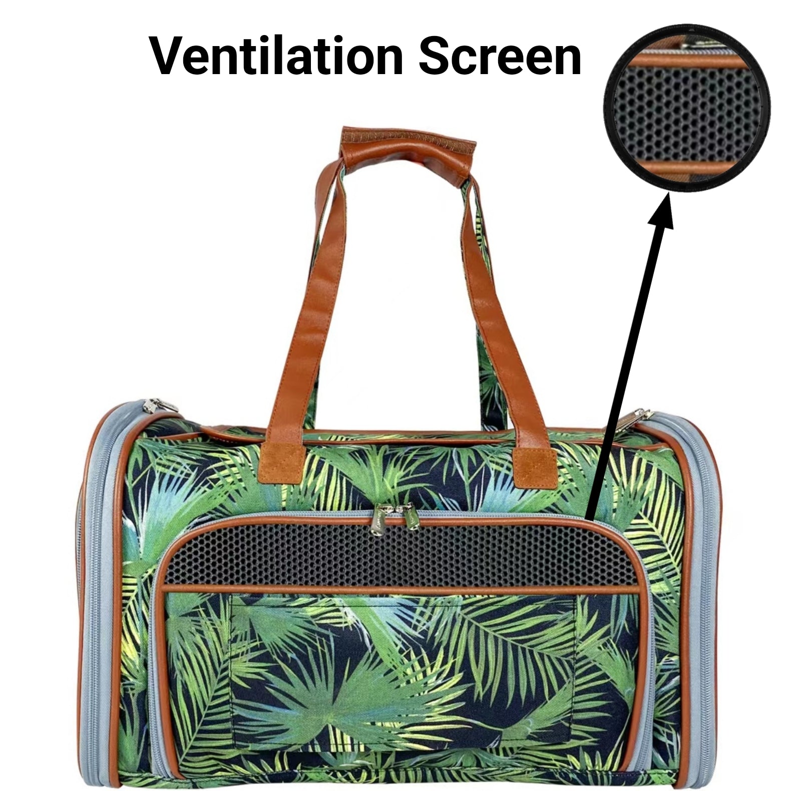 Mr. Peanuts Gold Series Standard Size Airline Compliant Expandable Pet Carrier - Prints Edition | HT Animal Supply