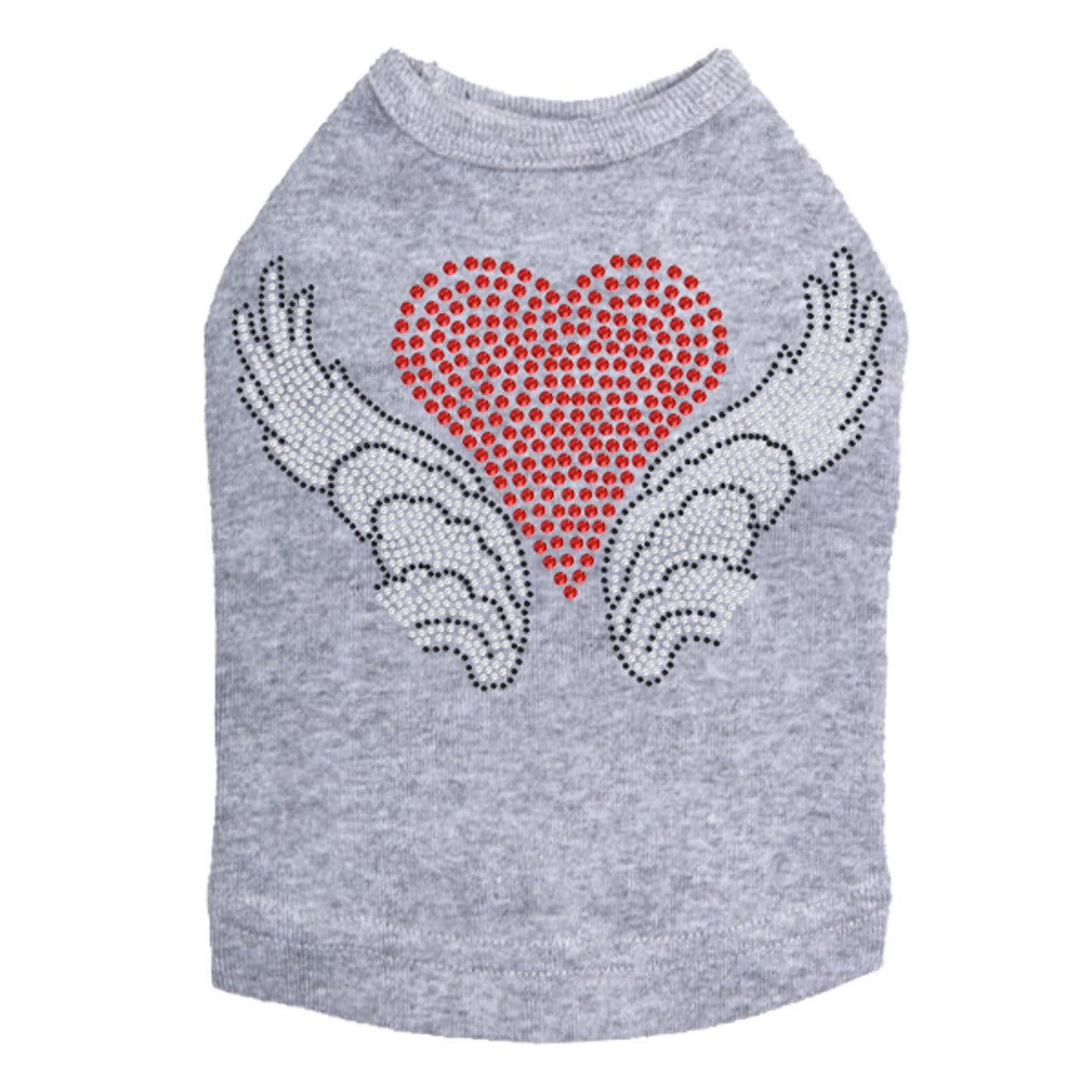 Heart with Wings 2 - Dog Tank