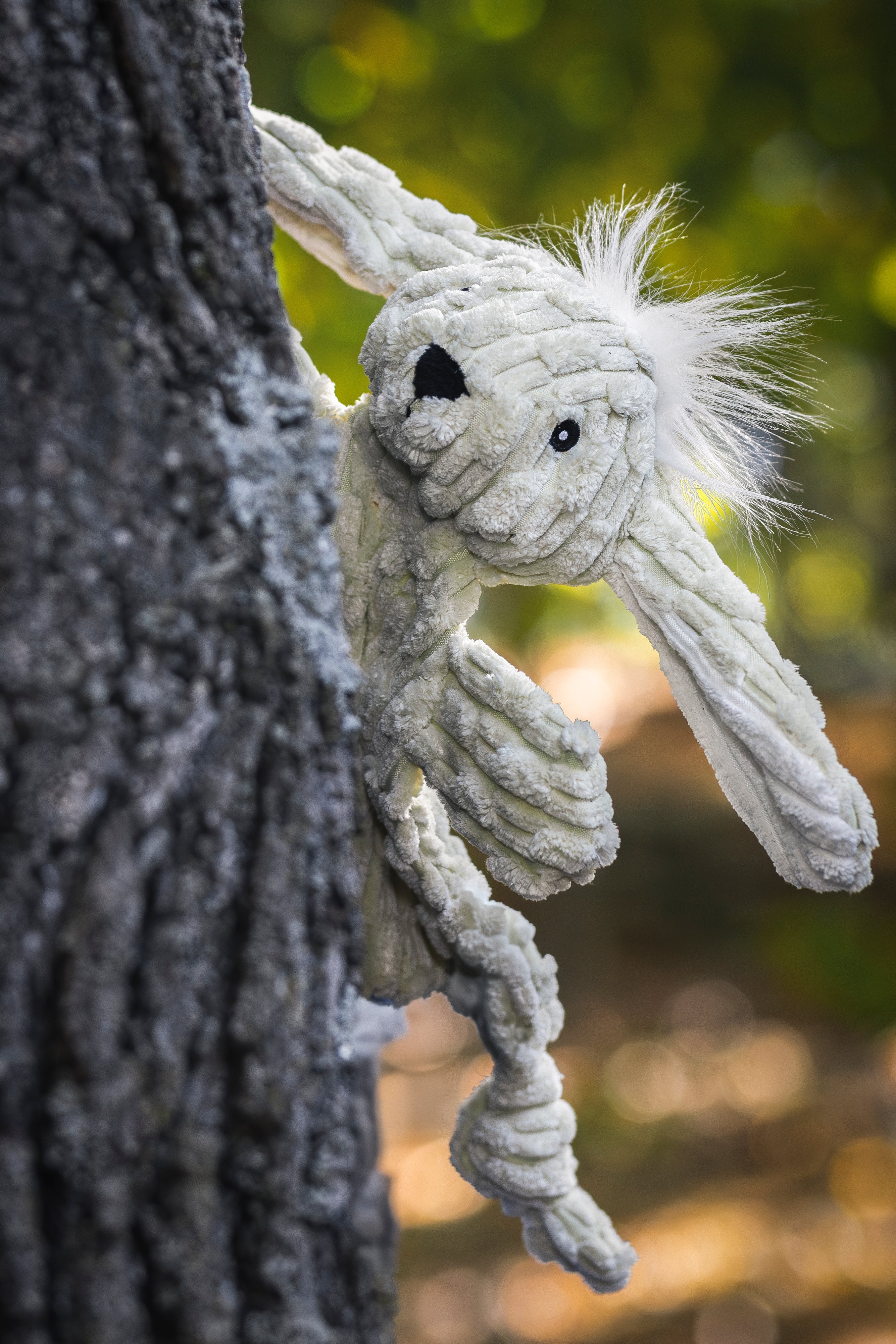 Bobbi Bunny HuggleFlattiesTM Durable Plush Dog Toy