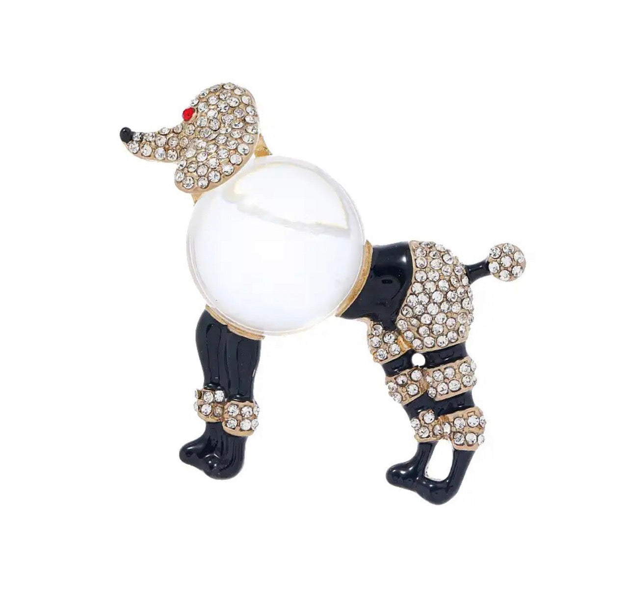Allysa Payne Poodle Brooch