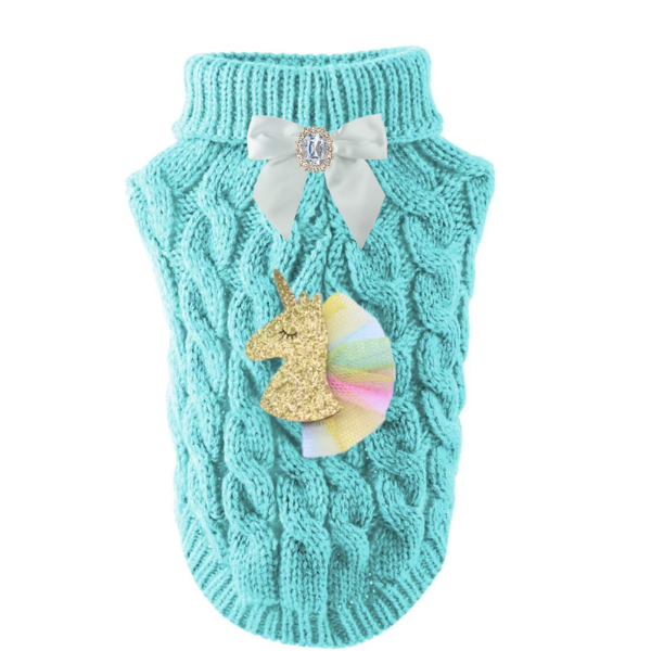 The Enchanted Unicorn Knit Dog Sweater