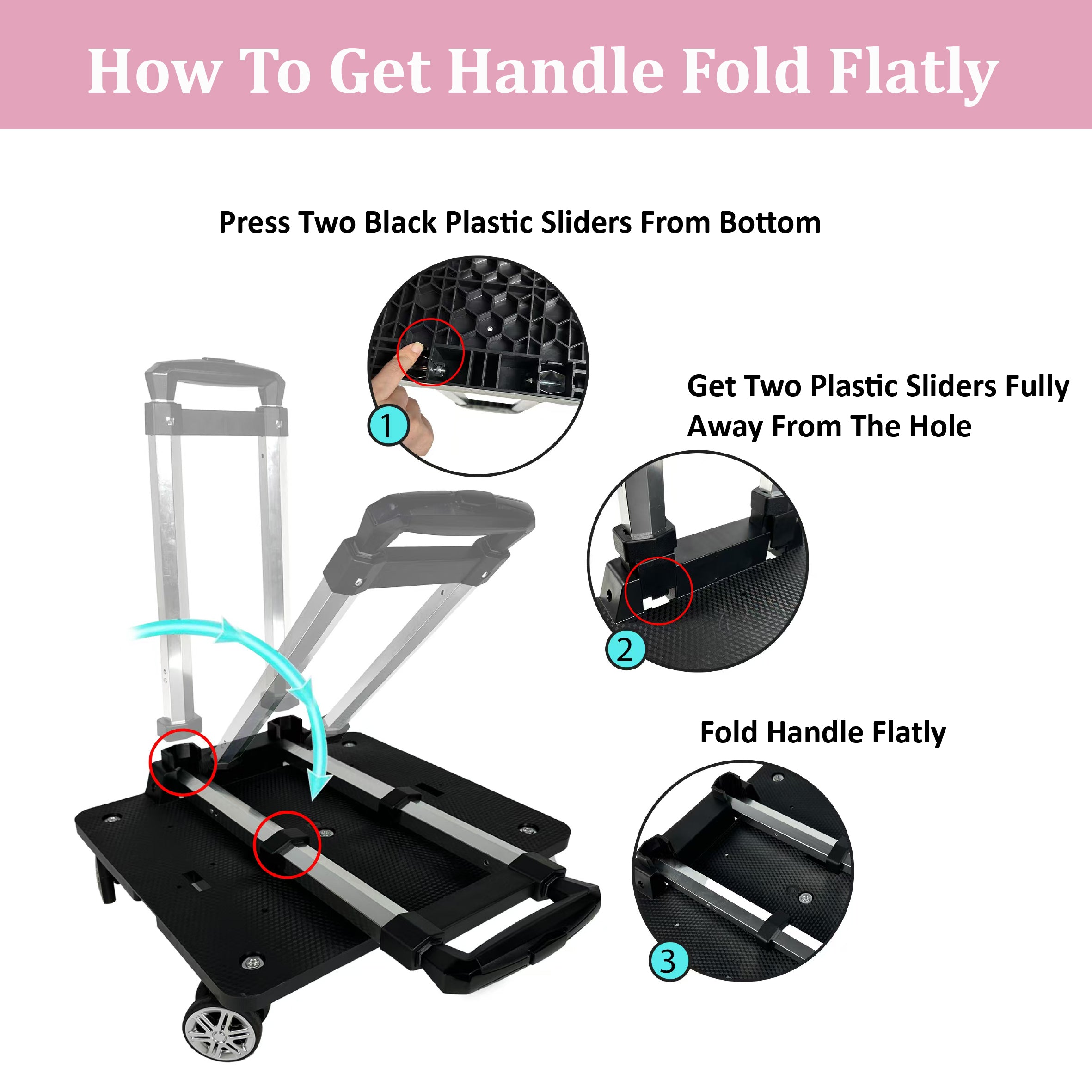 Mr. Peanuts Pet Carrier/Luggage Bag Spinner Wheelbase Luggage Cart