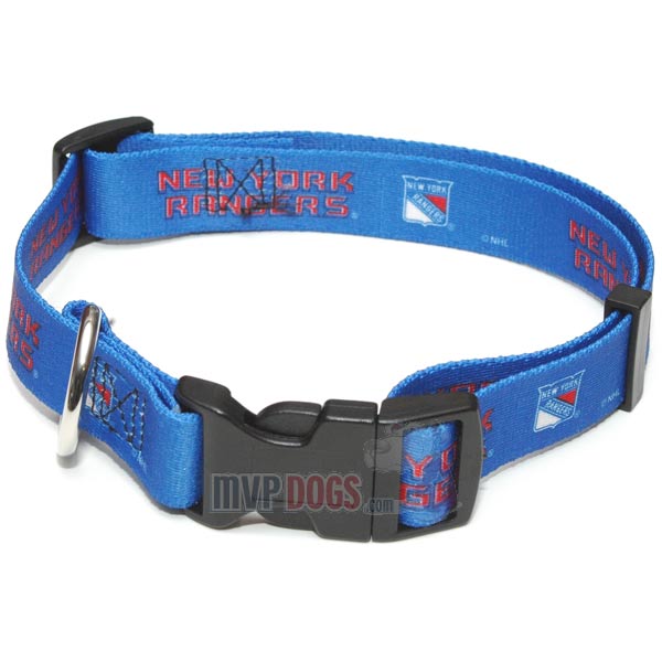 NHL New York Rangers Dog Collar by Hunter