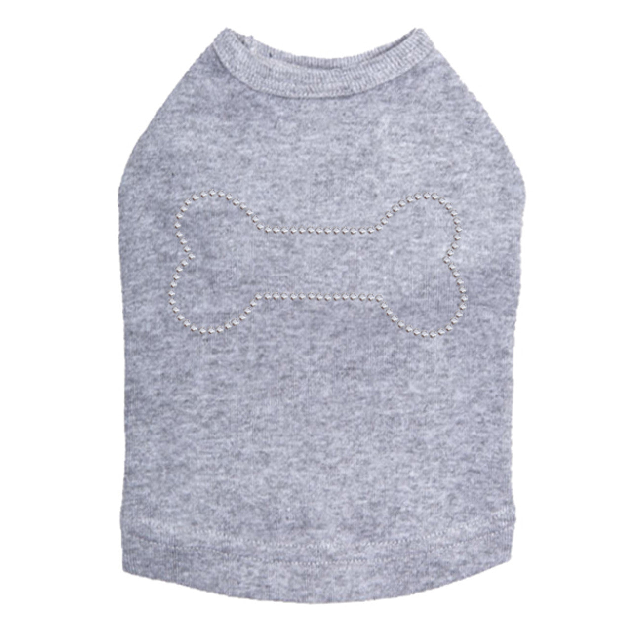 Bone - Rhinestuds - Dog Tank
