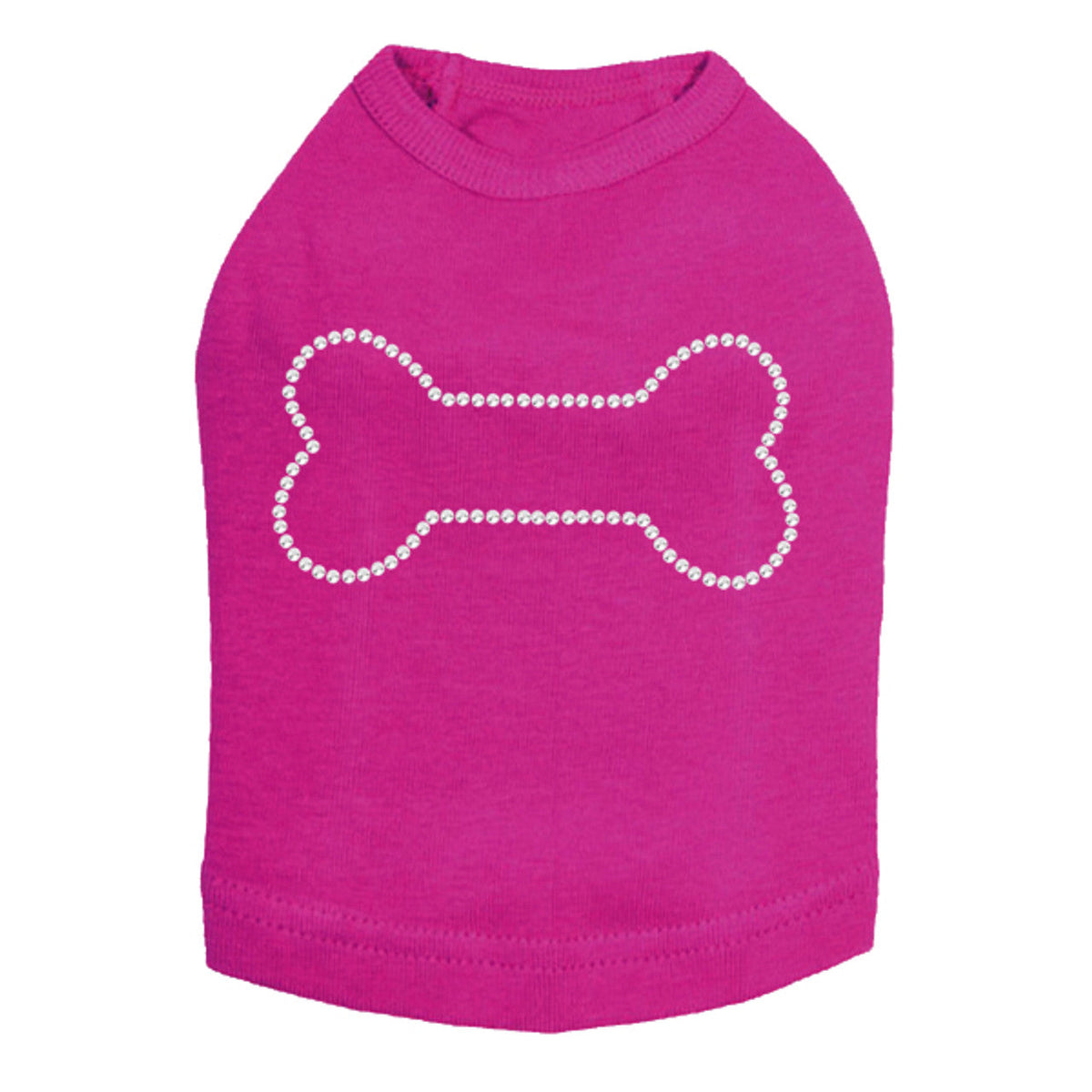 Bone - Rhinestone Dog Tank