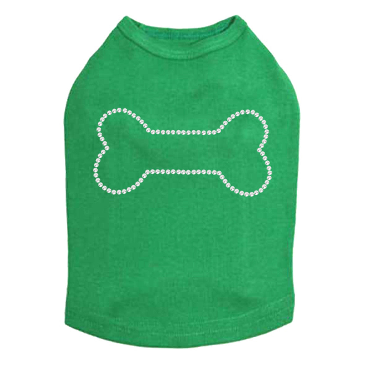 Bone - Rhinestone Dog Tank