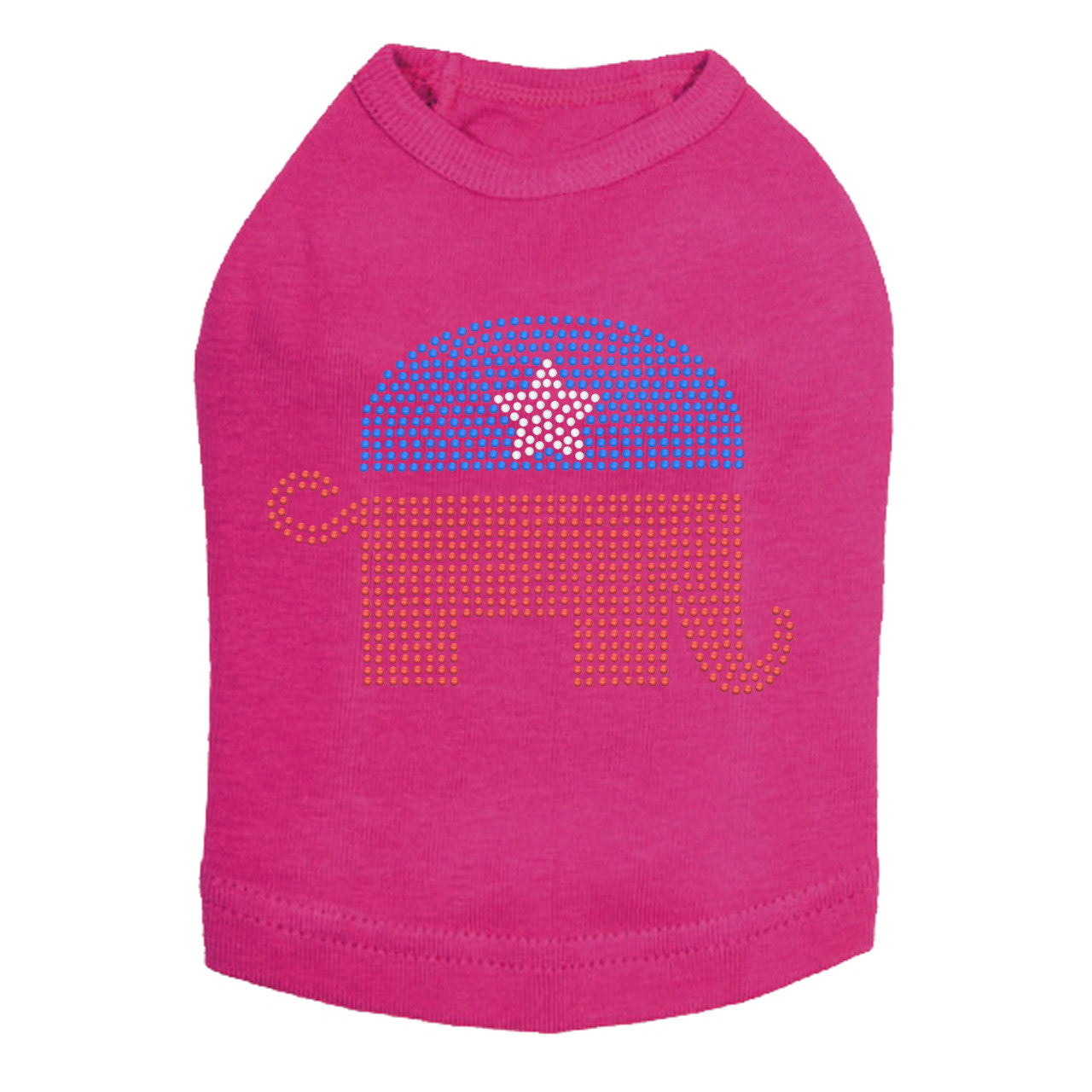 Patriotic Elephant - Dog Tank
