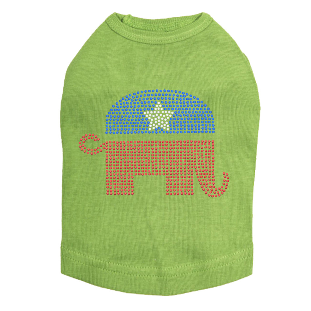 Patriotic Elephant - Dog Tank