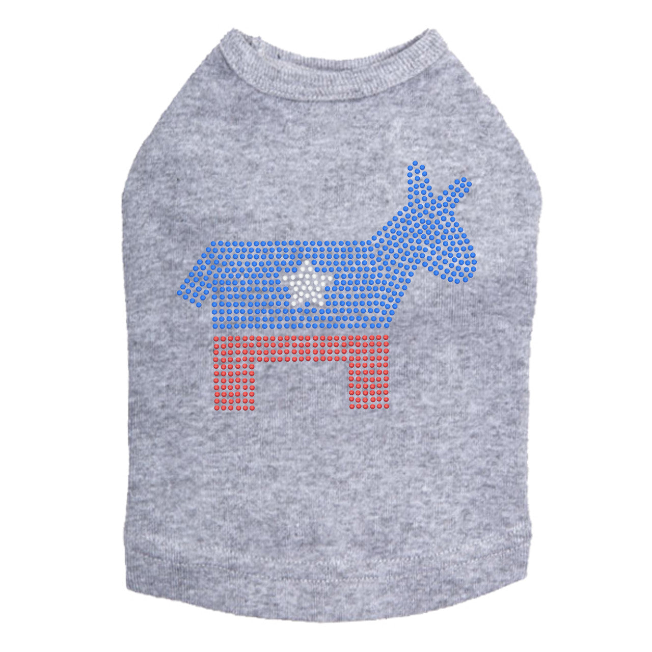 Patriotic Donkey - Dog Tank