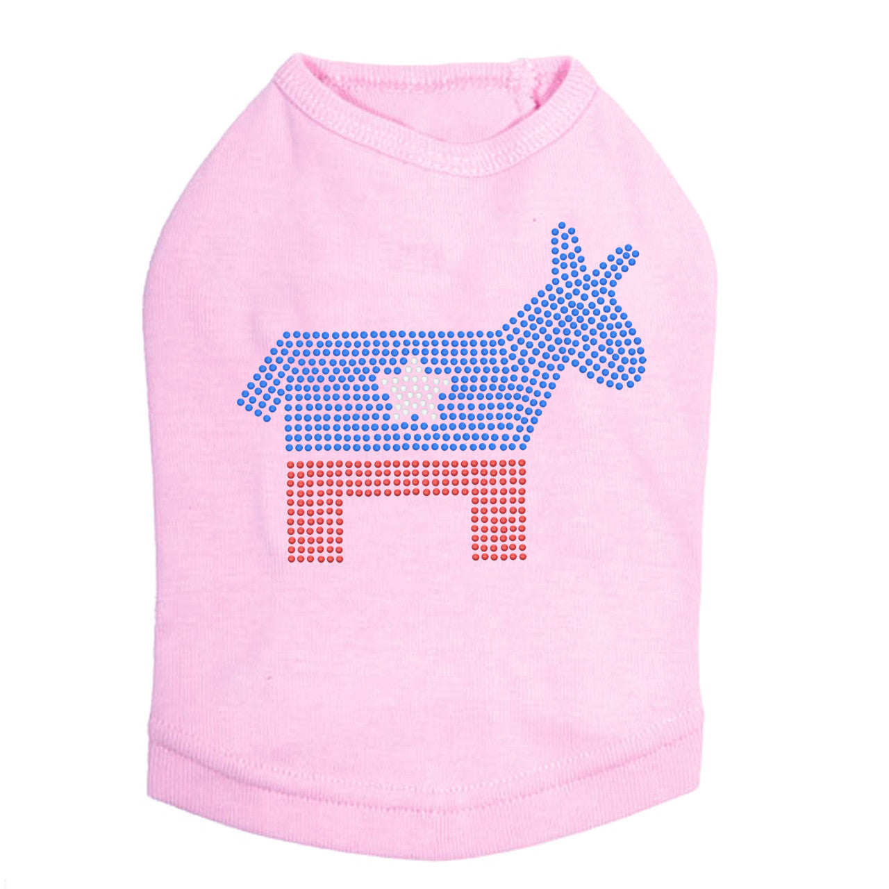 Patriotic Donkey - Dog Tank