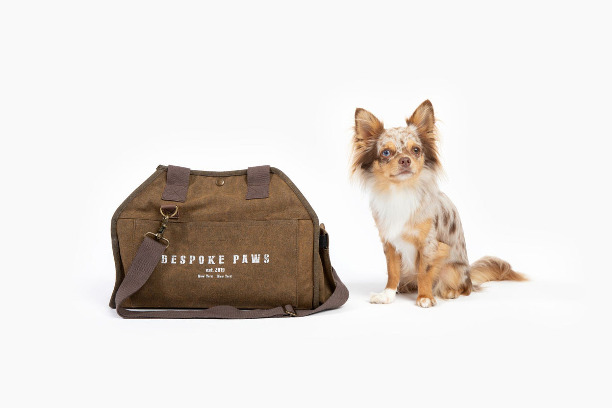 BESPOKE PAWS The Daily Carrier - Packable Luxury for Life on the Go Pet Carrier