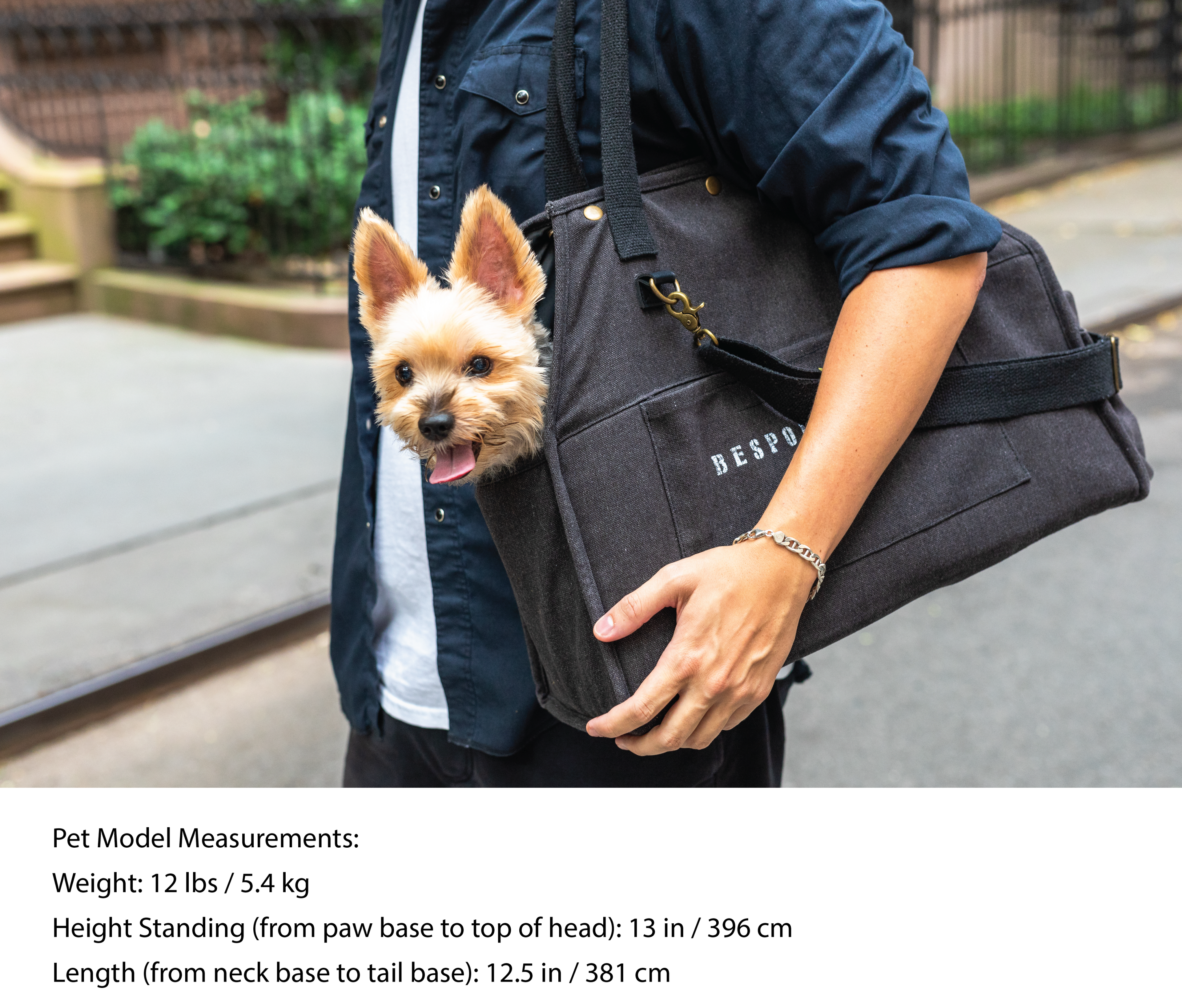 BESPOKE PAWS The Daily Carrier - Packable Luxury for Life on the Go Pet Carrier