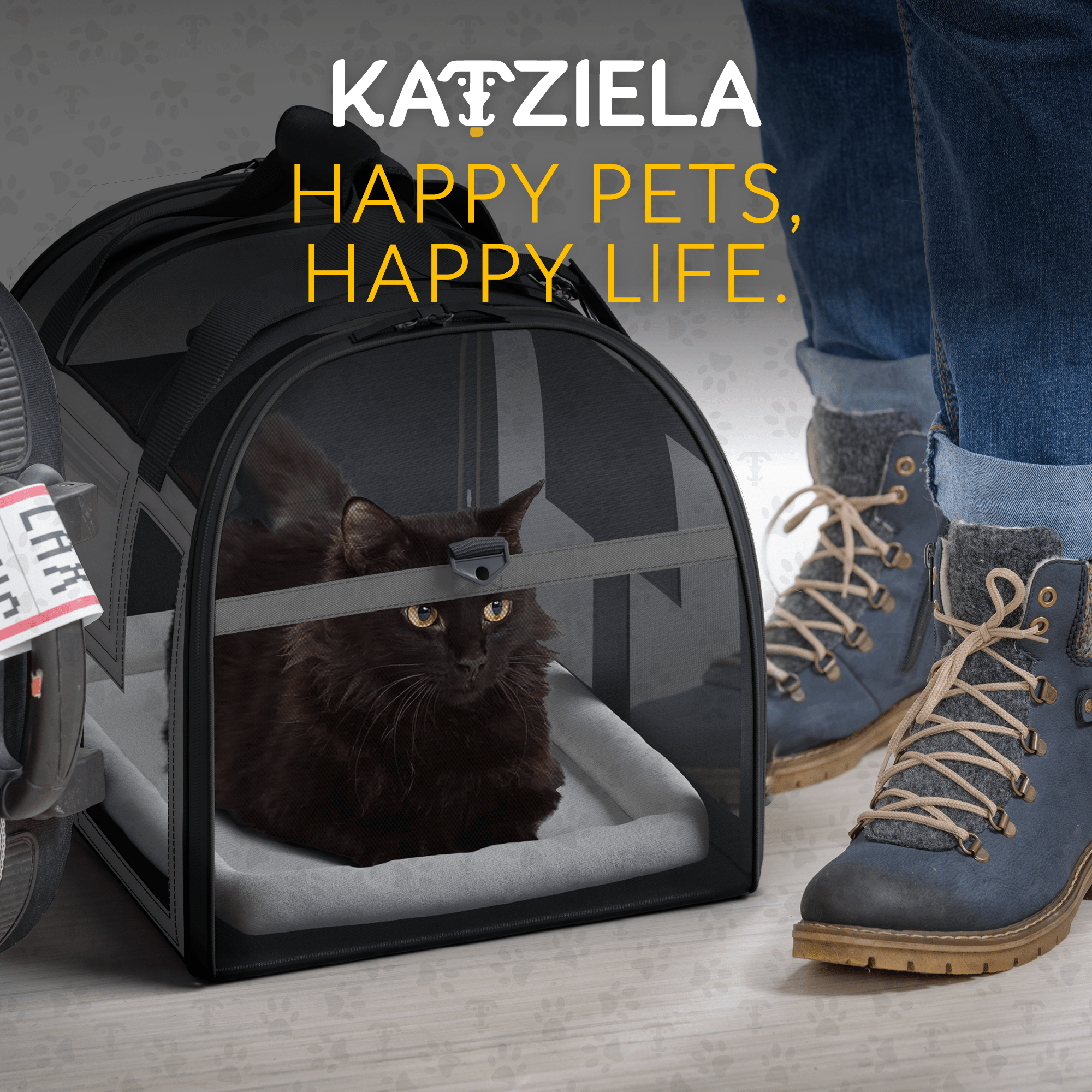 Luxury Lorry Pet Carrier with Removable Wheels and Telescopic Handle | HT Animal Supply