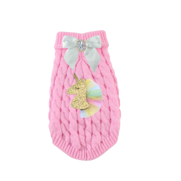 The Enchanted Unicorn Knit Dog Sweater