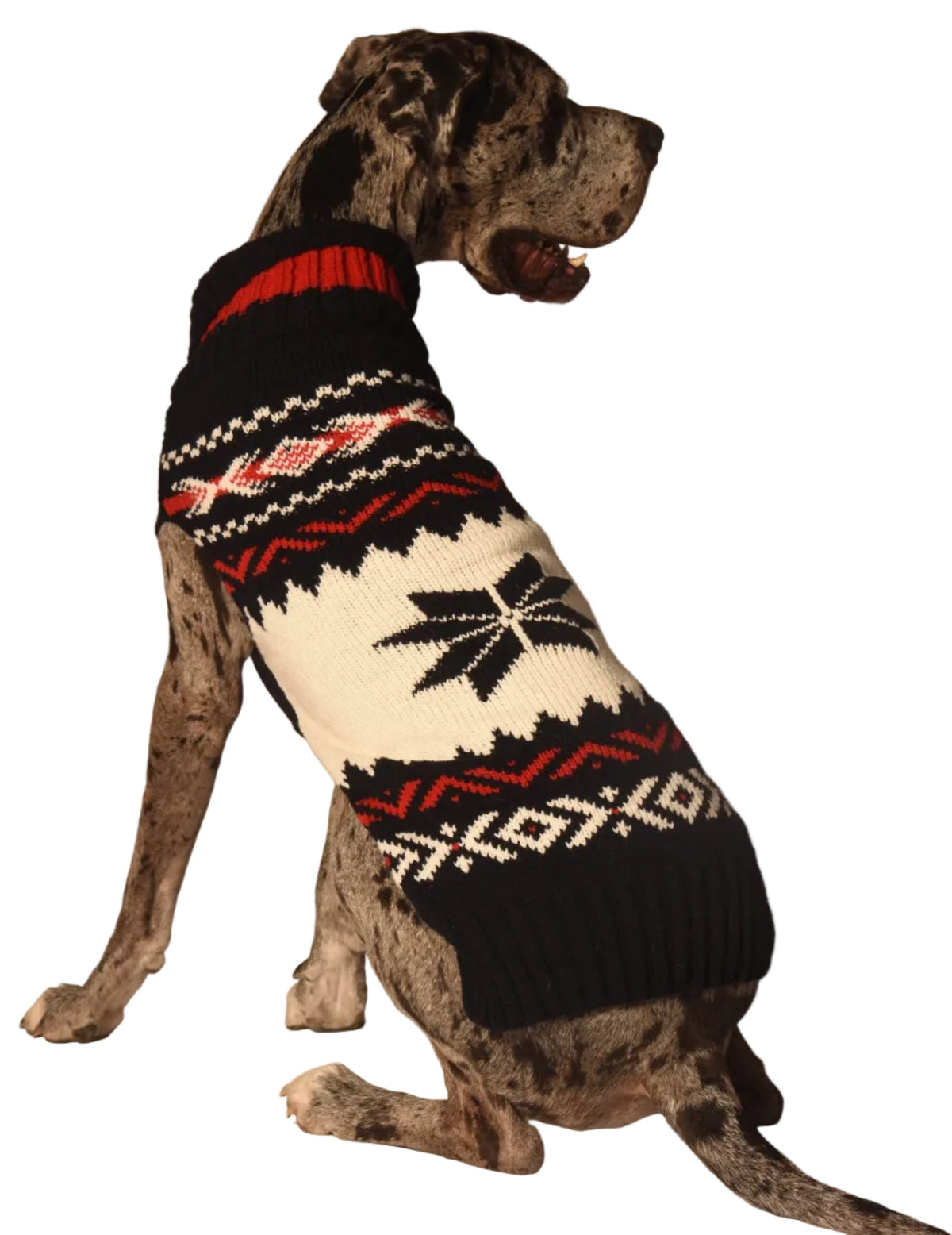 Chilly Dog Navy Vail Wool Dog Sweater