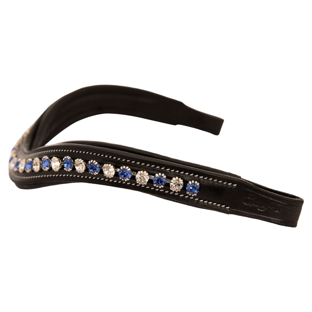 ExionPro Elegant Blue & Clear Crystal Browband | HT Animal Supply
