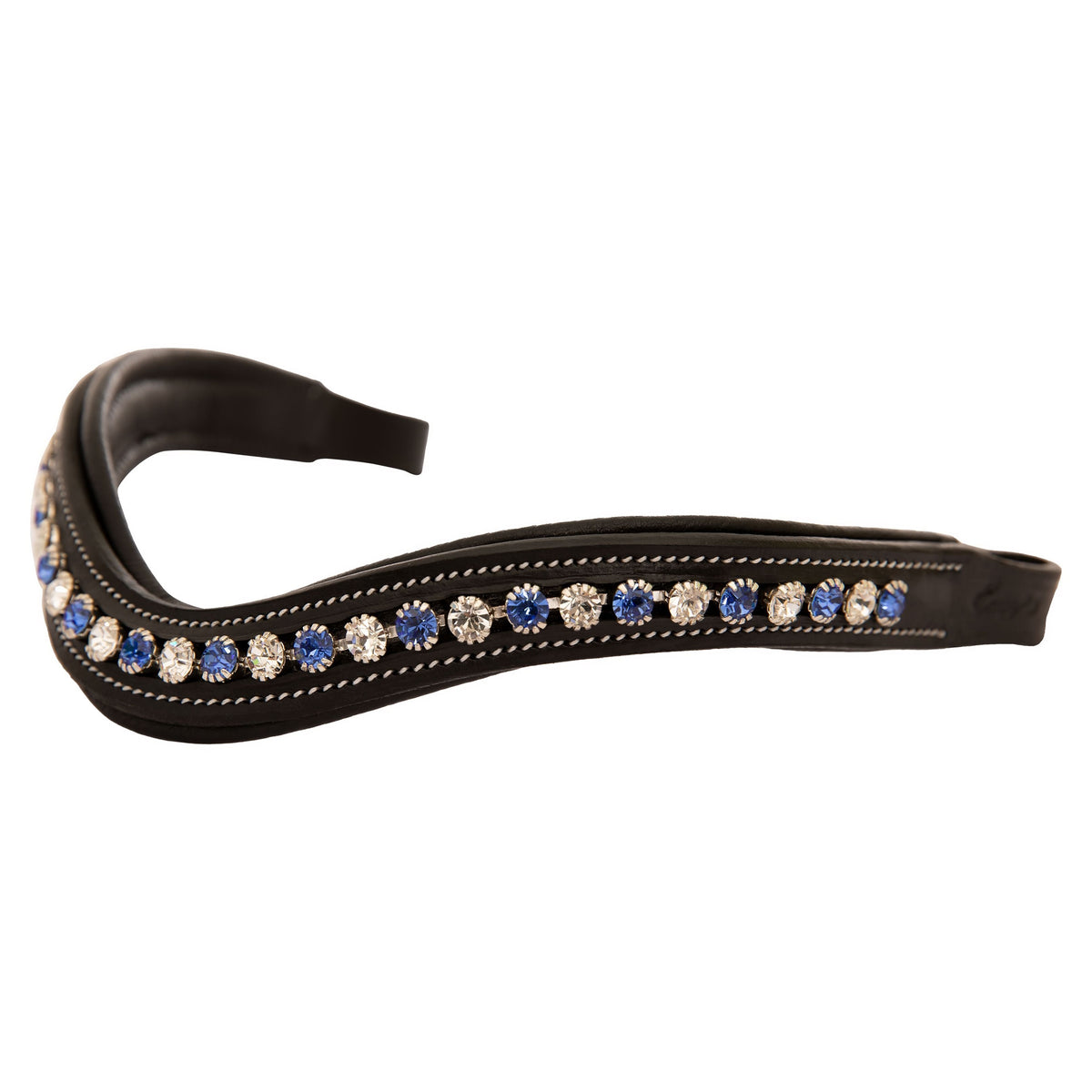ExionPro Elegant Blue & Clear Crystal Browband | HT Animal Supply