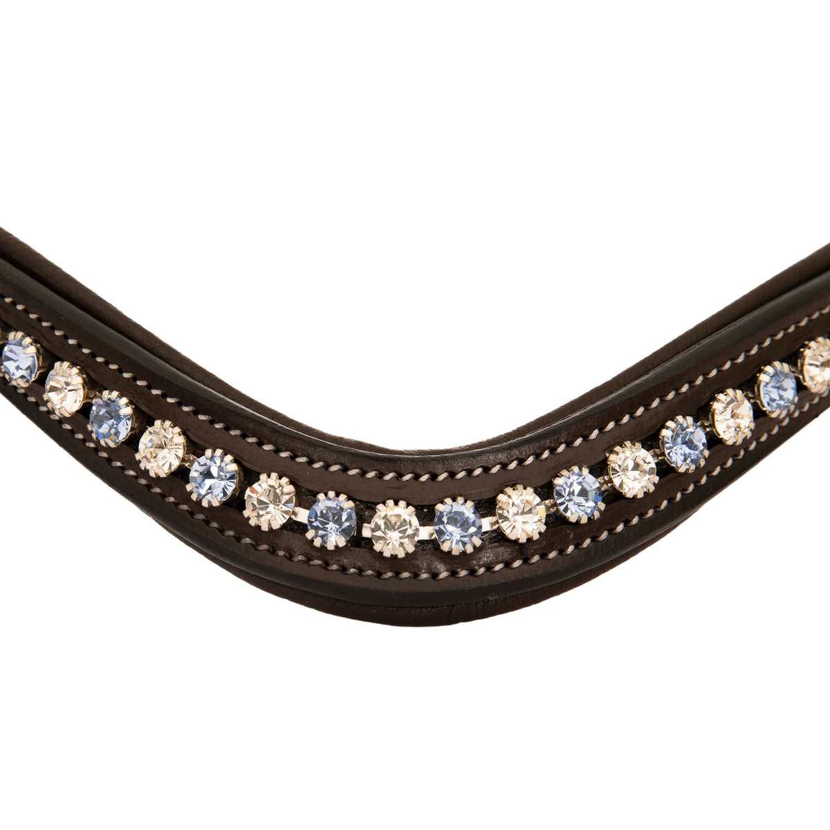 ExionPro Small Elegant Designer Blue, White Crystal Browband | HT Animal Supply
