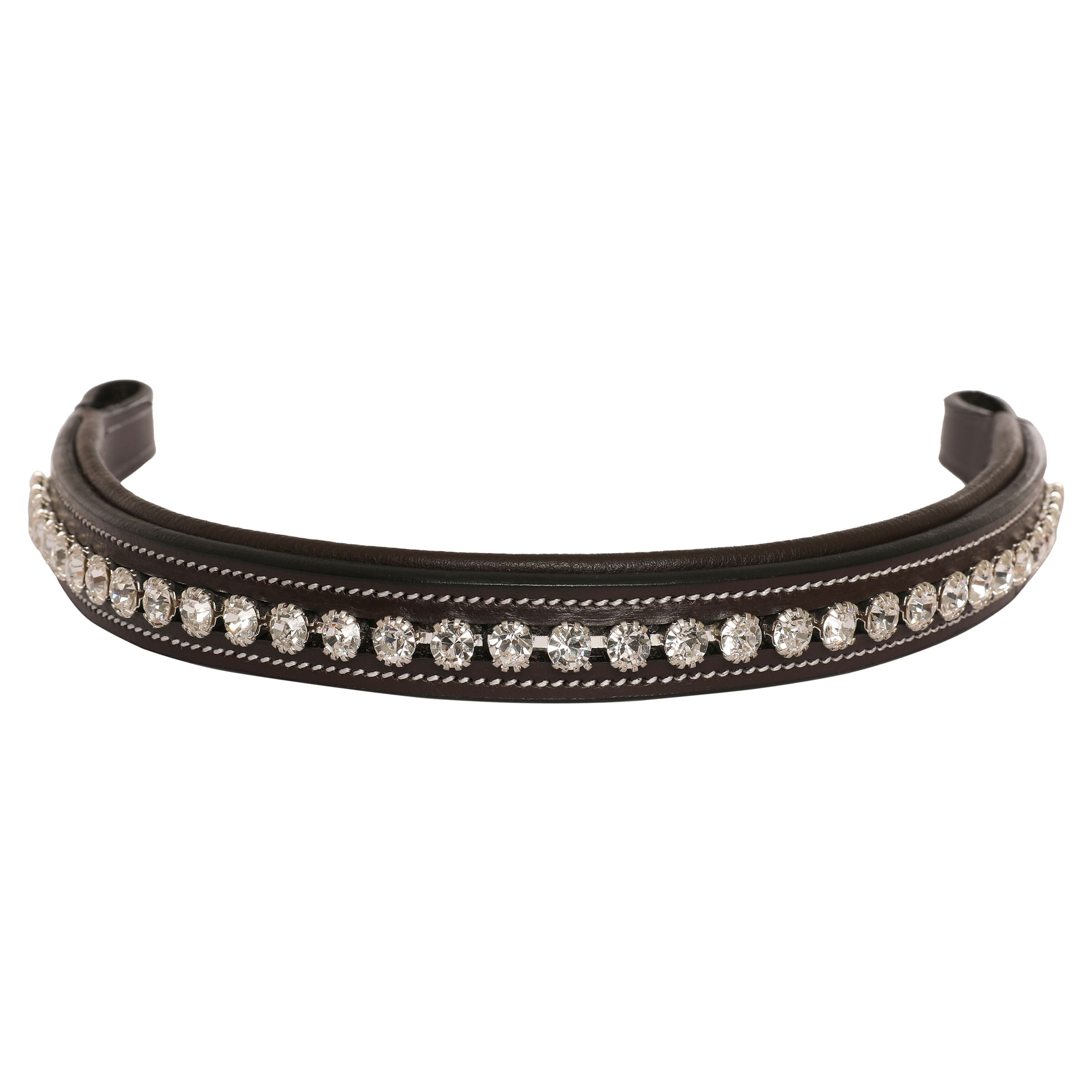 ExionPro Elegant & Attractive White Crystal Browband