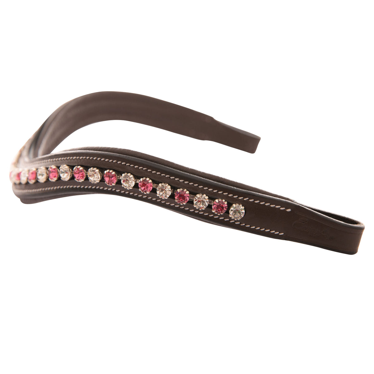 ExionPro Designer White & Pink linked Crystal Browband | HT Animal Supply